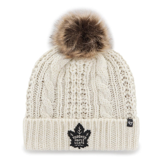 47 Brand Toronto Maple Leafs Womens Meeko Knit-White