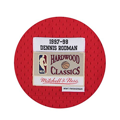 Dennis Rodman Chicago Bulls Mitchell & Ness NBA Throwback HWC Jersey - Red