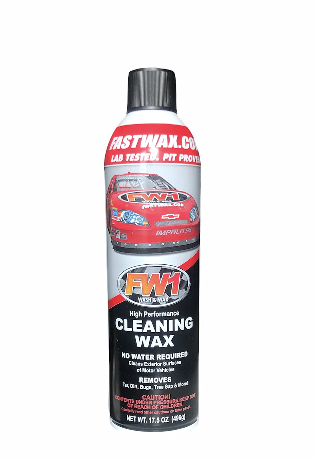 FW1 Waterless Car Wash & Wax with Carnauba for Multiple Surfaces - Cleaning Wax Ultra Shine Spray Fast Cleaner - No Silicone 17.5 oz / 496 g