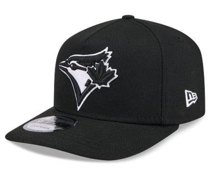 New Era MLB Toronto Blue Jays 9FIFTY A-Frame Adjustable Snapback Hat - Black/White
