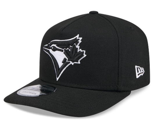New Era MLB Toronto Blue Jays 9FIFTY A-Frame Adjustable Snapback Hat - Black/White