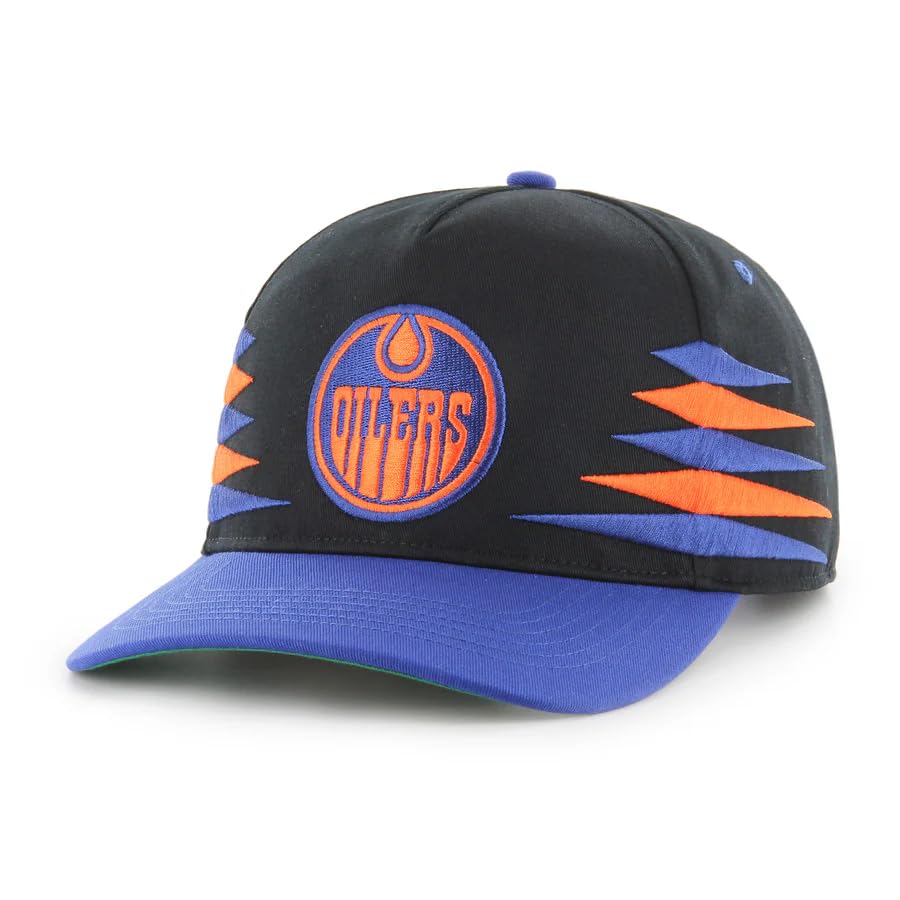 47 NHL Edmonton Oilers Diamond Hitch RF Adjustable Snapback Hat - Black