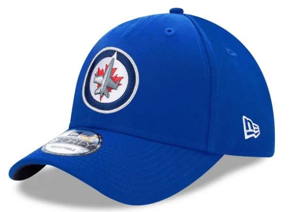 New Era 9FORTY NHL Winnipeg Jets Adjustable Snapback Hat - Blue