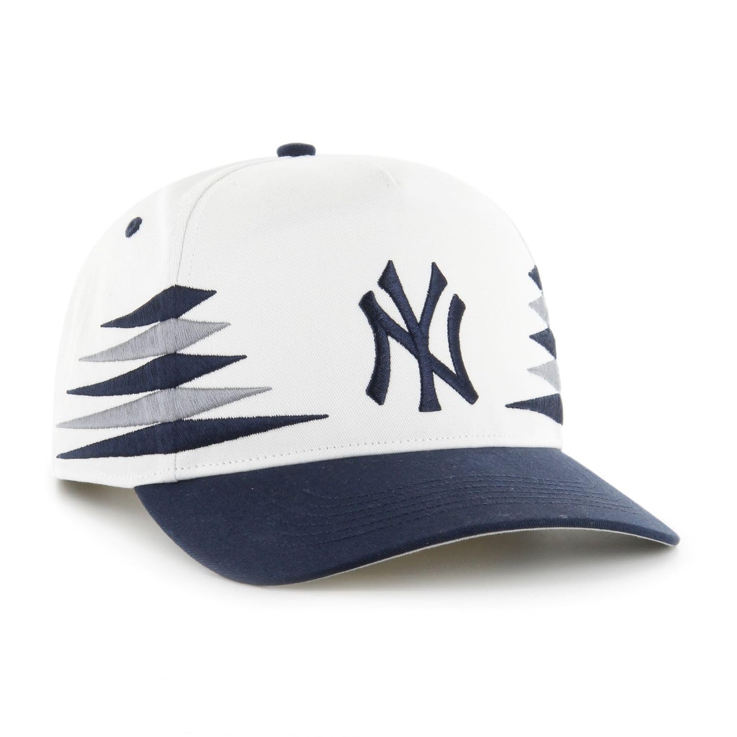 47 MLB Hitch New York Diamond Snapback Hat - White/Navy