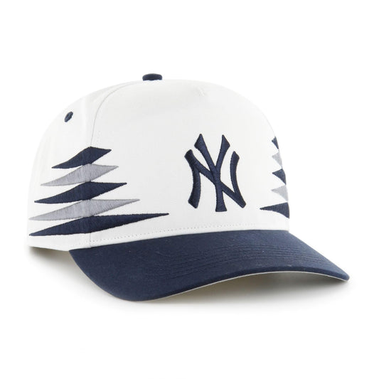 47 MLB Hitch New York Diamond Snapback Hat - White/Navy