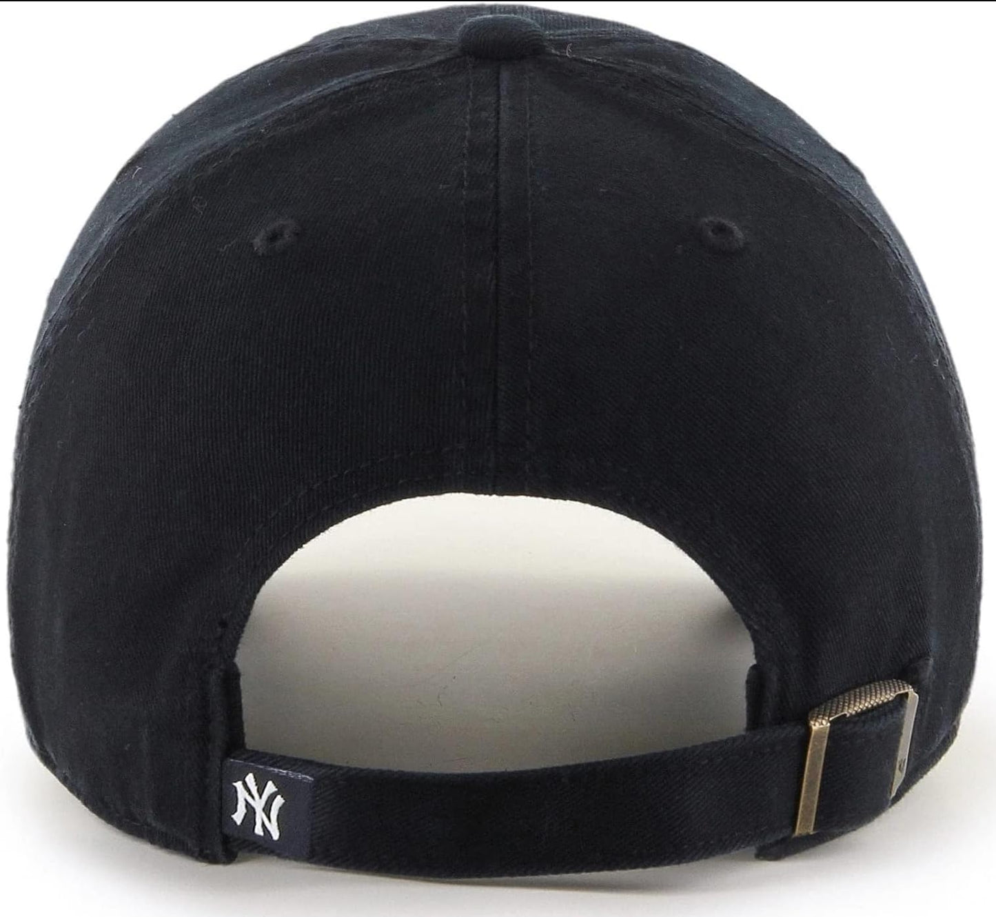 47 MLB Black/Black Clean Up Adjustable Hat Cap, Adult One Size (New York Yankees), Black, One Size