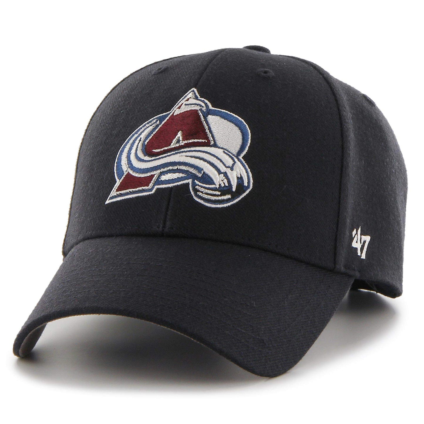 Colorado Avalanche '47 NHL MVP Structured Adjustable Strap One Size Fits Most Black Hat Cap