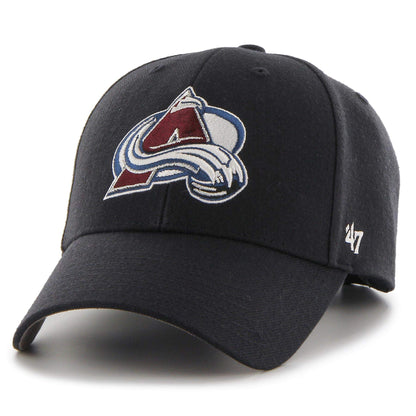 Colorado Avalanche '47 NHL MVP Structured Adjustable Strap One Size Fits Most Black Hat Cap