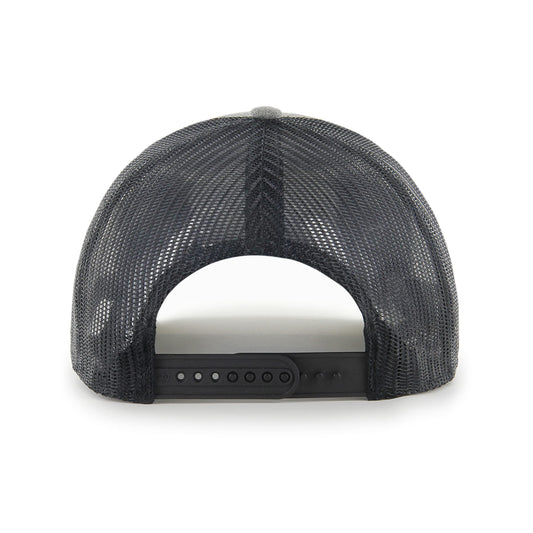 47 NHL Edmonton Slate Trucker Adjustable Snapback Hat - Grey/Black