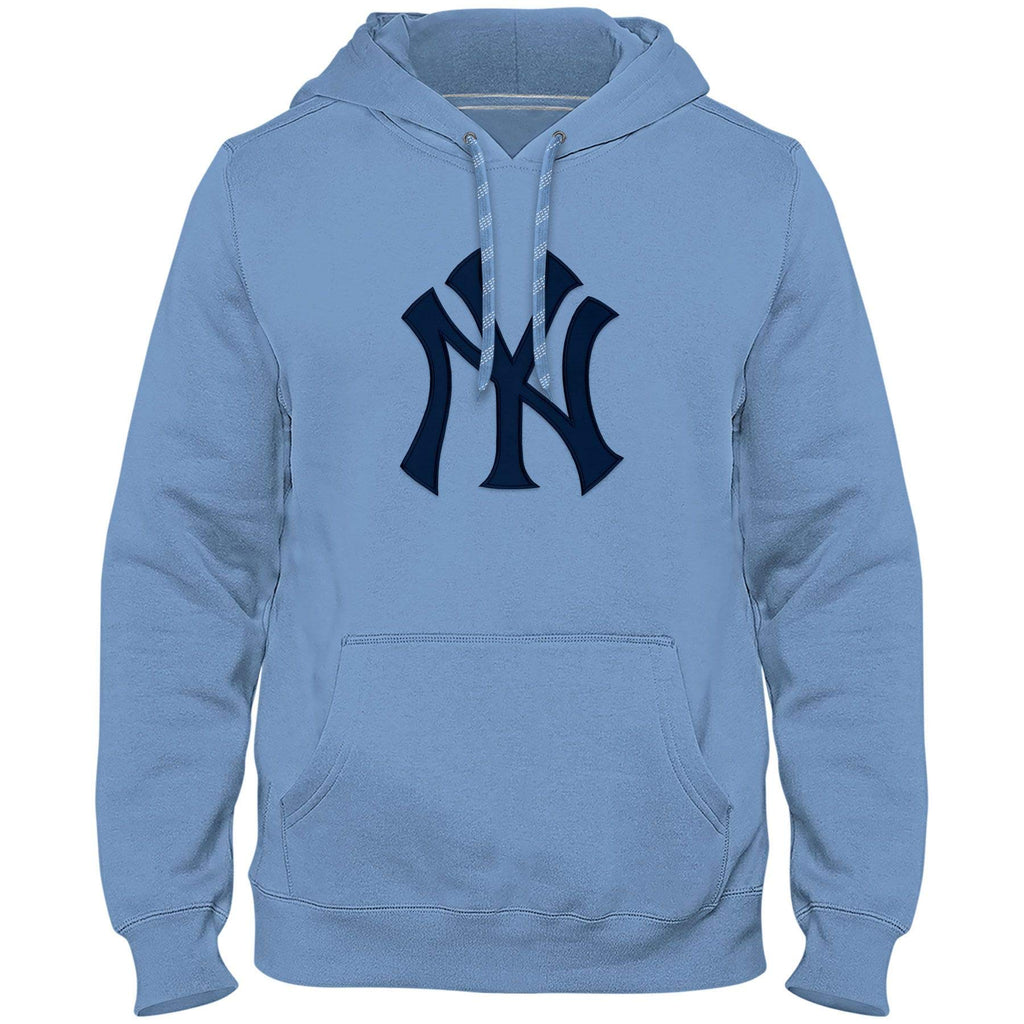 New York Yankees Express Twill Logo Hoodie Navy Logo