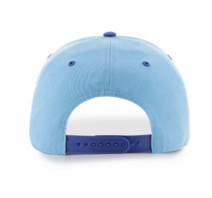 47 MLB Toronto Blue Jays Double Header Baseline Hitch Snapback Hat - Powder Blue