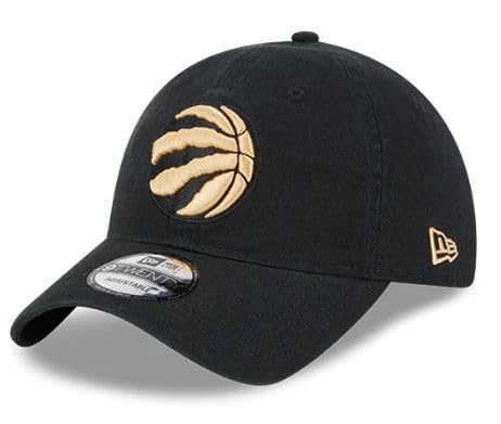 New Era NBA Toronto Raptors 2023-24 City Edition 9TWENTY Black Adjustable Hat