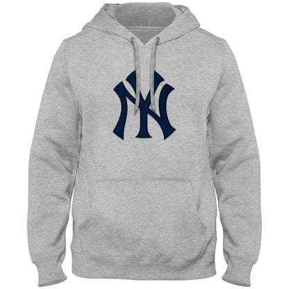 New York Yankees Express Twill Logo Hoodie Navy Logo