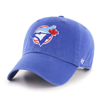 47 Men's Toronto Blue Jays Cooperstown Collection 1977 Logo Clean Up Adjustable Hat - One Size