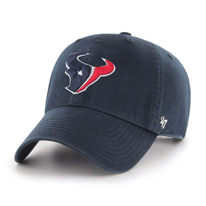 47 Men's Compatible with Texans Clean Up Navy Hat Cap NFL Football Adjustable Strap
