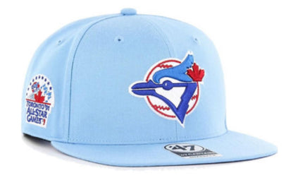 47 Toronto Blue Jays 1991 All Star Game Cooperstown Light Blue Sure Shot Cap Captain Snapback Hat