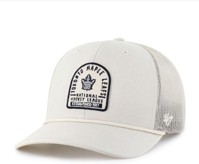 47 NHL Toronto Monument Rope Trucker Hat - Cream