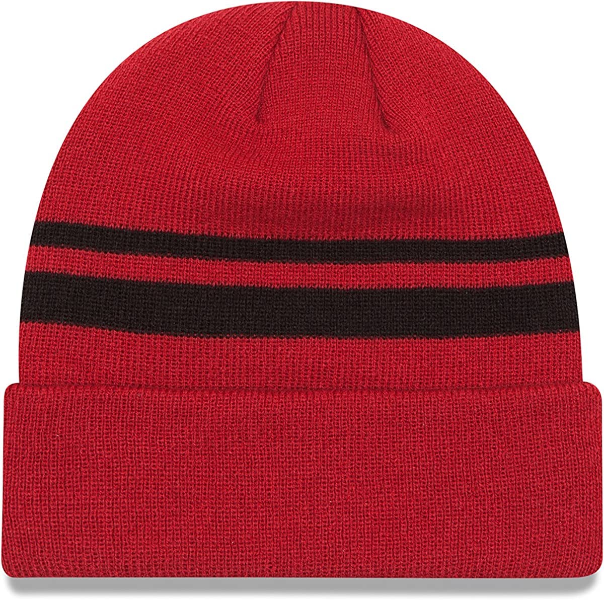 New Era Unisex-Adult NFL Official Sport Knit Classic Striped Knit Beanie Cold Weather Hat