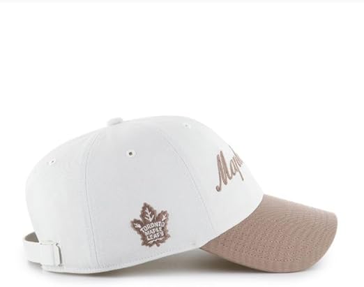 47 NHL Toronto Foundational TT Clean Up Adjustable Snapback Hat - White/Tan
