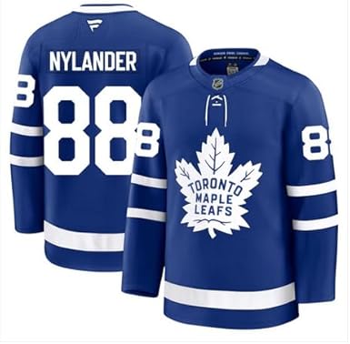 Fanatics William Nylander Toronto Maple Leafs Premium Jersey-Blue (CA/US, Alpha, XX-Large, Regular, Regular, Blue)