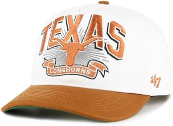 47 NCAA Texas Prime Play Hitch RF Adjustable Snapback Hat - White