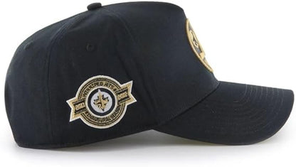 47 NHL Winnipeg Deluxe MVP DT Adjustable Snapback Hat - Black/Gold