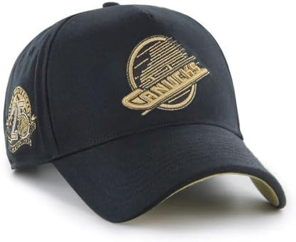 47 NHL Vancouver Deluxe MVP DT Adjustable Snapback Hat - Black/Gold