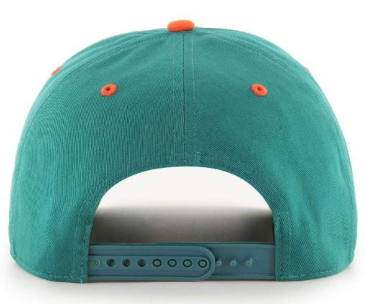 47 NFL Miami Super Hitch Adjustable Snapback Hat - Teal/Orange