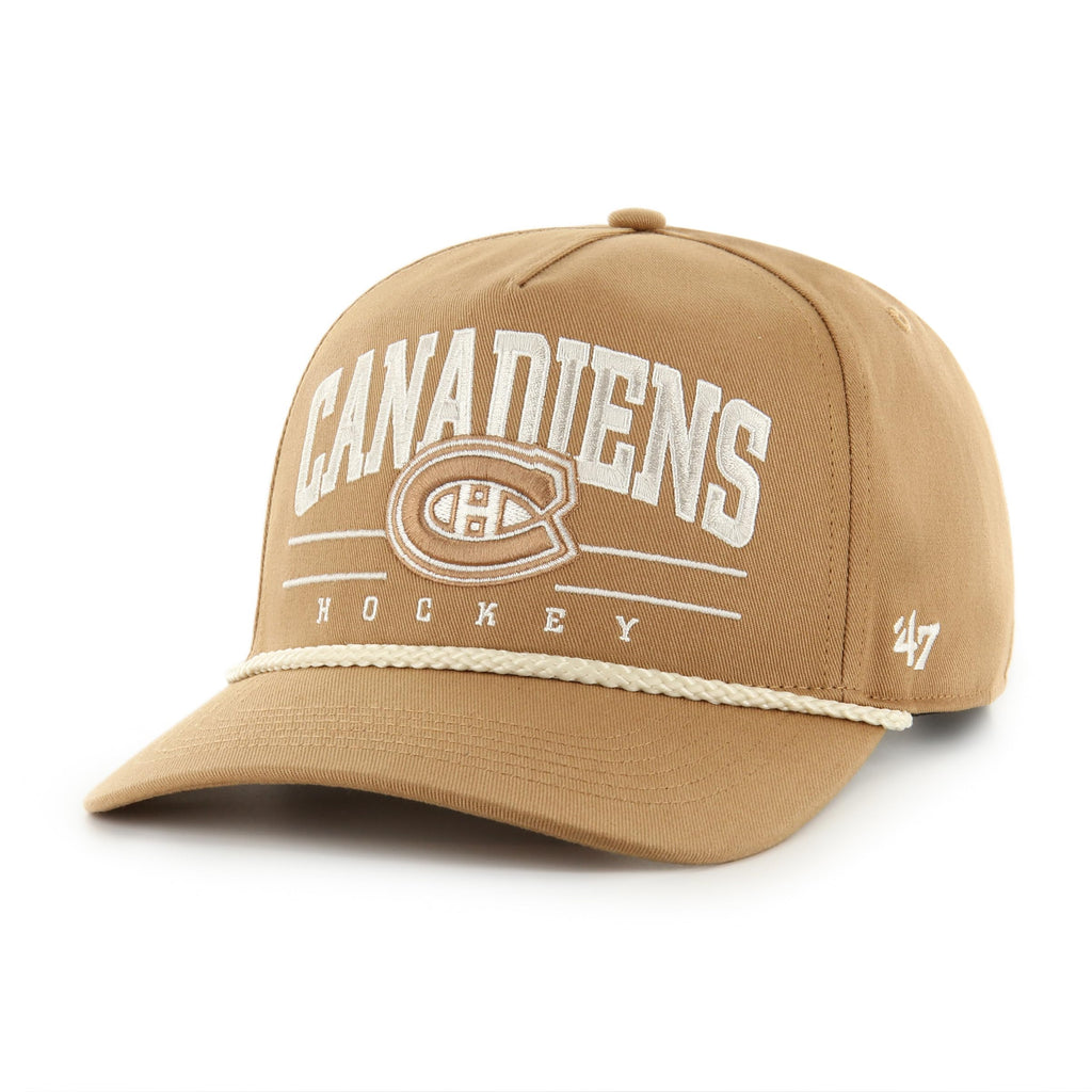 47 Hitch NHL Montreal Canadiens Roscoe Rope Snapback Hat - Brown