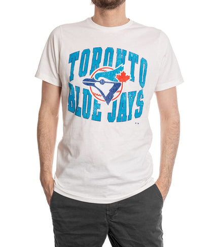 Bulletin MLB Toronto Blue Jays 'The Natural' Distressed Retro Men's Cotton T-Shirt