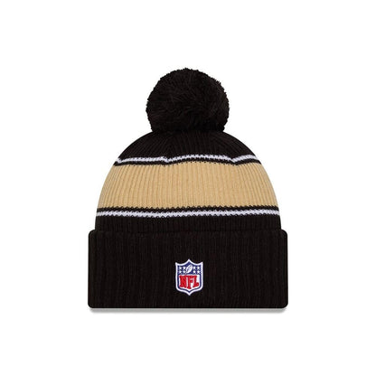 New Era Sideline 2024 American Football Beanie Pompom Winter Stamp Cap NFL Team Logo