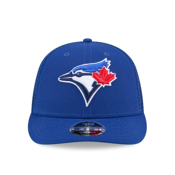 New Era Toronto Blue Jays 9FIFTY Trucker Cap, Low Profile, Blue, Adjustable
