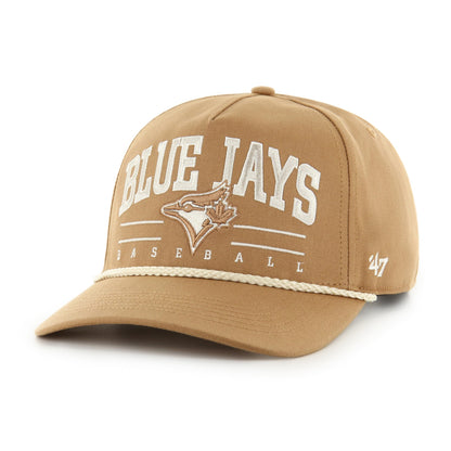 47 Hitch MLB Toronto Blue Jays Roscoe Rope Snapback Hat - Brown