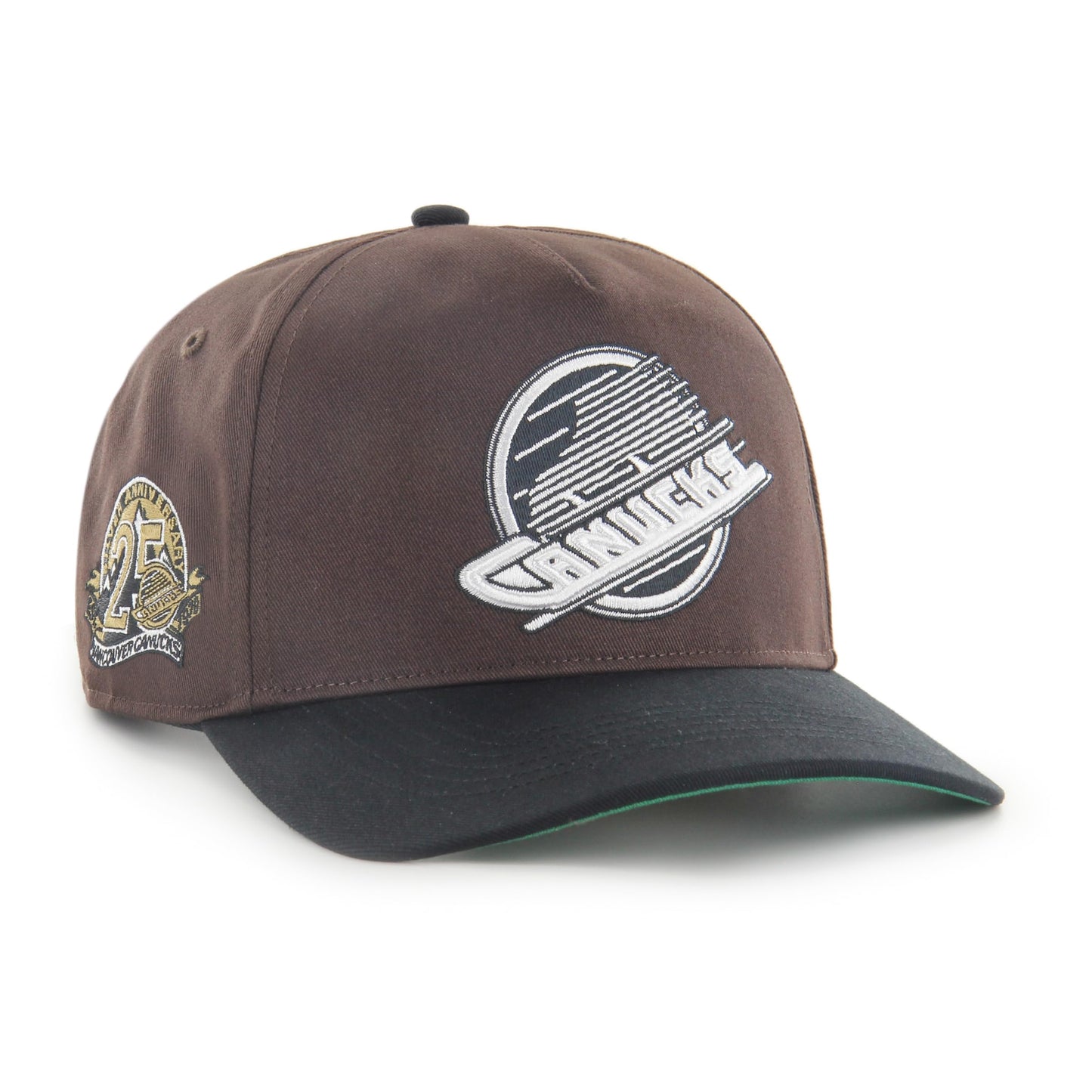 47 Hitch Sure Shot NHL Vancouver Snapback Hat - Dark Chocolate