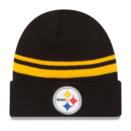 NFL Pittsburgh Steelers Cuff Knit Beanie, One Size, Black