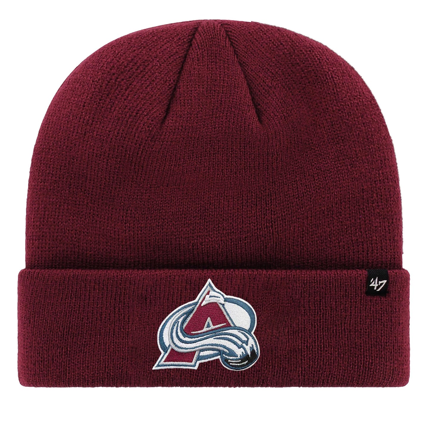 47 NHL Unisex-Adult Primary Logo Cuffed Knit Beanie Hat Cold Weather Hat, One Size