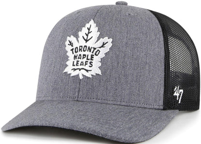47 Trucker NHL Toronto Maple Leafs Mesh Back Snapback Hat - Carbon