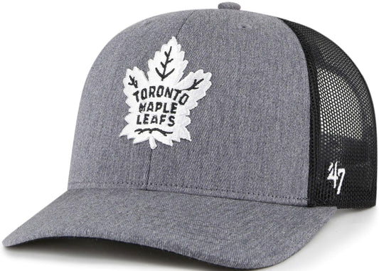 47 Trucker NHL Toronto Maple Leafs Mesh Back Snapback Hat - Carbon