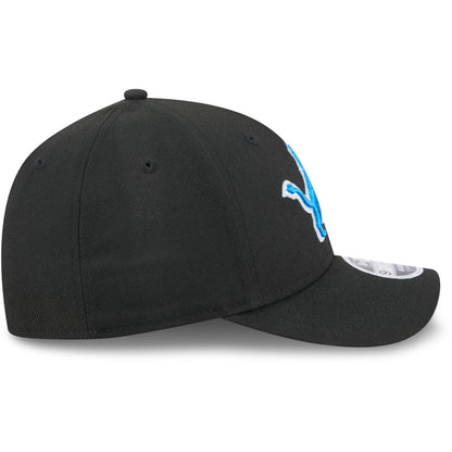 New Era Men's Detroit Lions Team Classic Black 940 M-Crown Adjustable Snapback Hat - One Size