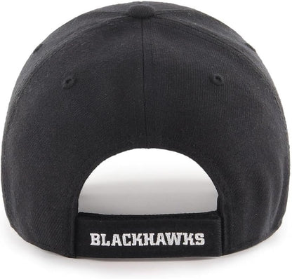 47 NHL Team Color Alternate Primary Logo MVP Adjustable Cap Hat, Adult One Size Fits All