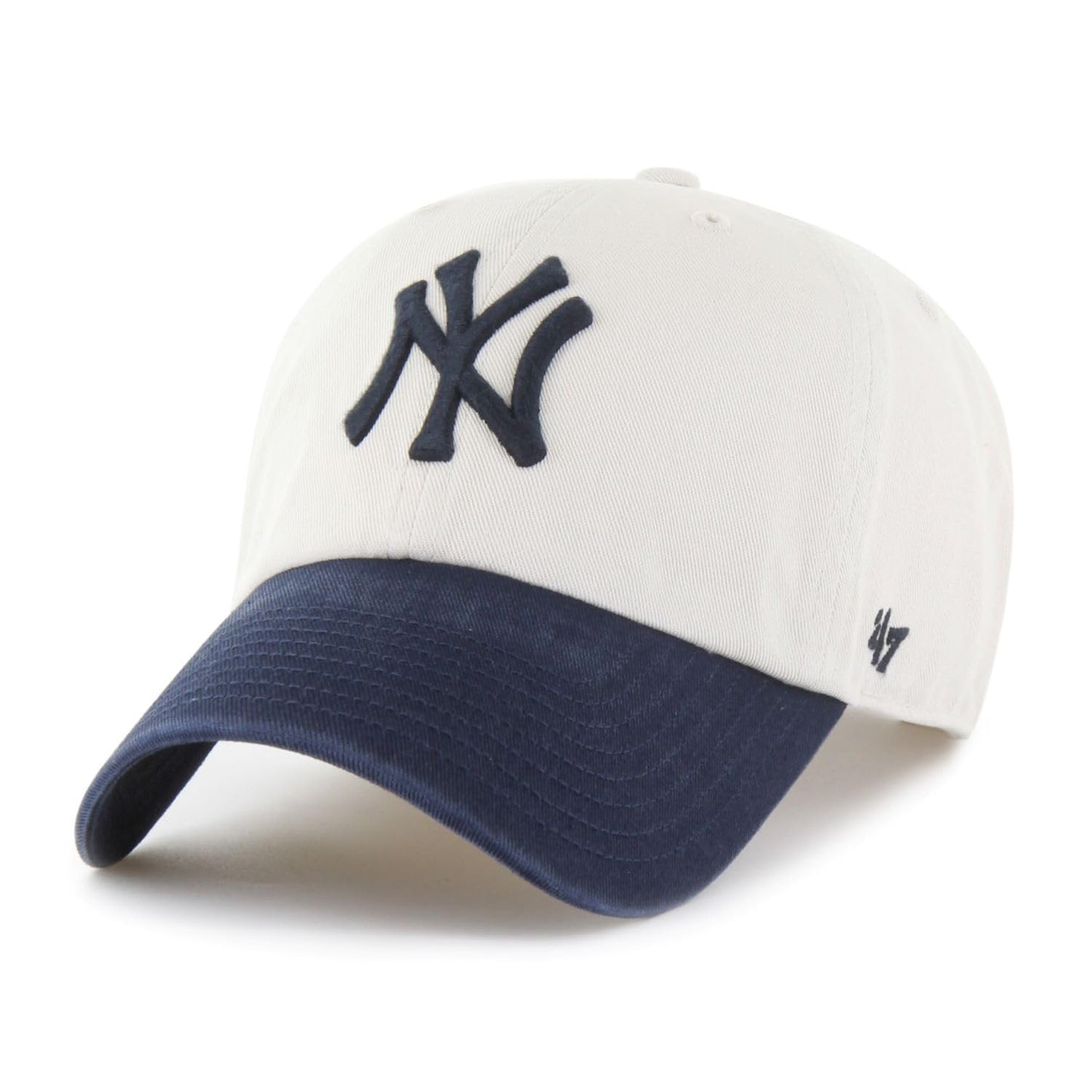 47 Clean Up MLB New York Grand Stand Adjustable Cap - White/Navy