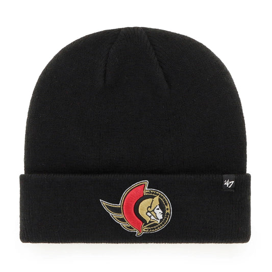 47 Ottawa Senators Cuff Knit Hat Beanie Toque Black