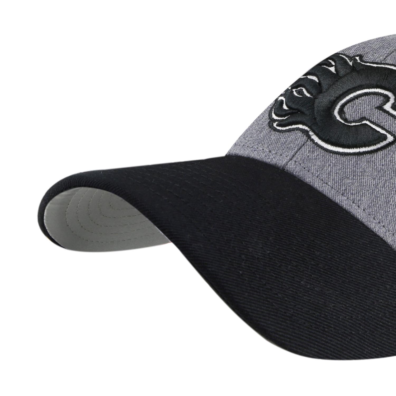 47 NHL Calgary Flames Granite MVP Adjustable Snapback Hat Cap - Gray/Black