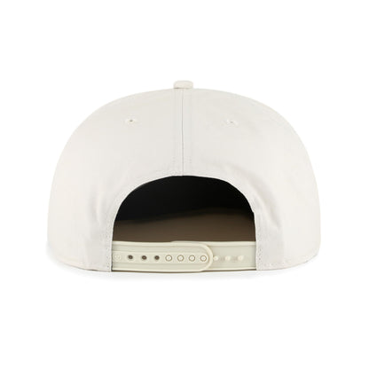 47 Brand Hat Los Angeles Lakers Cream/Navy Chandler Captain Snapback Hat- Adjustable