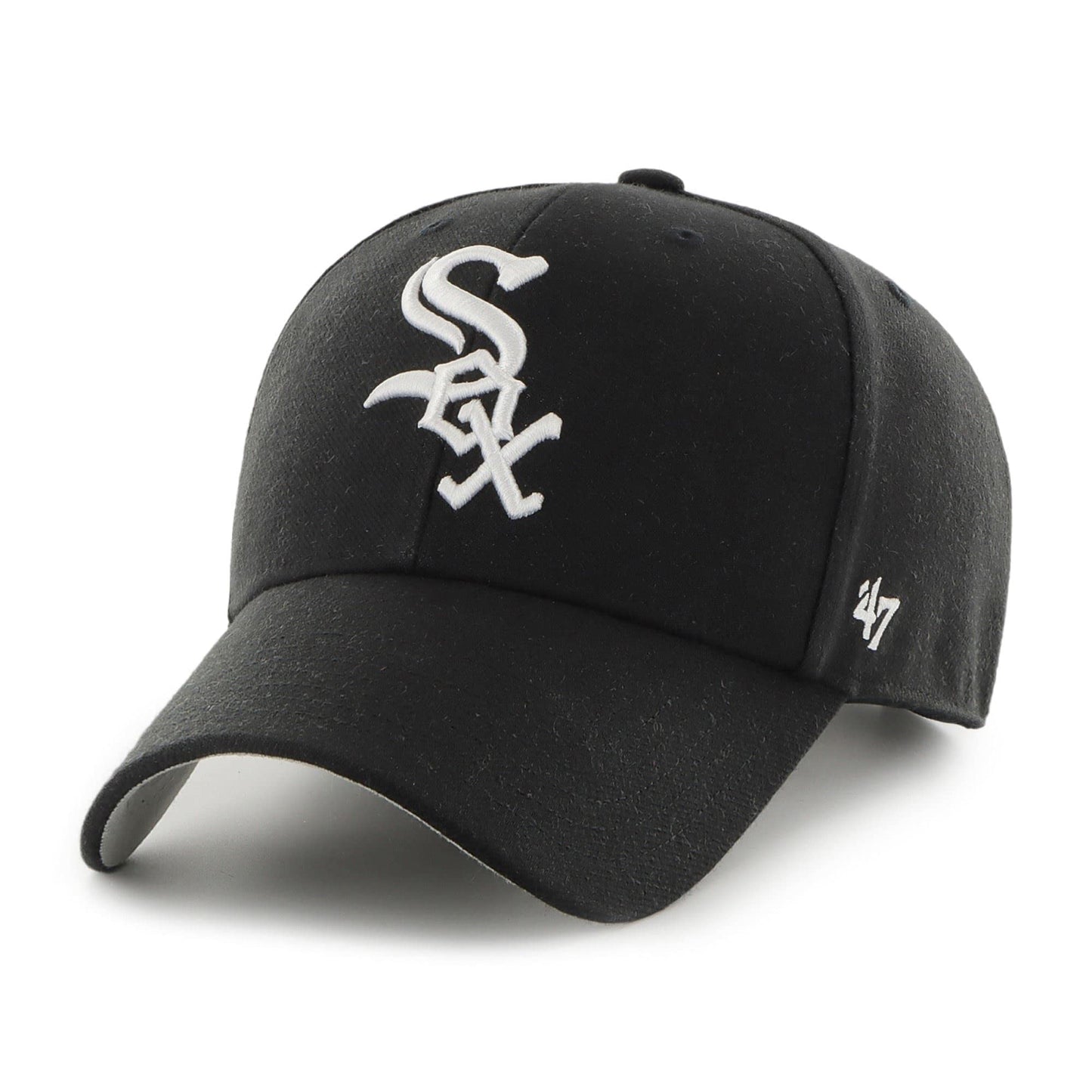 '47 Chicago White Sox Black MLB Sure Shot Most Value P. Snapback Cap