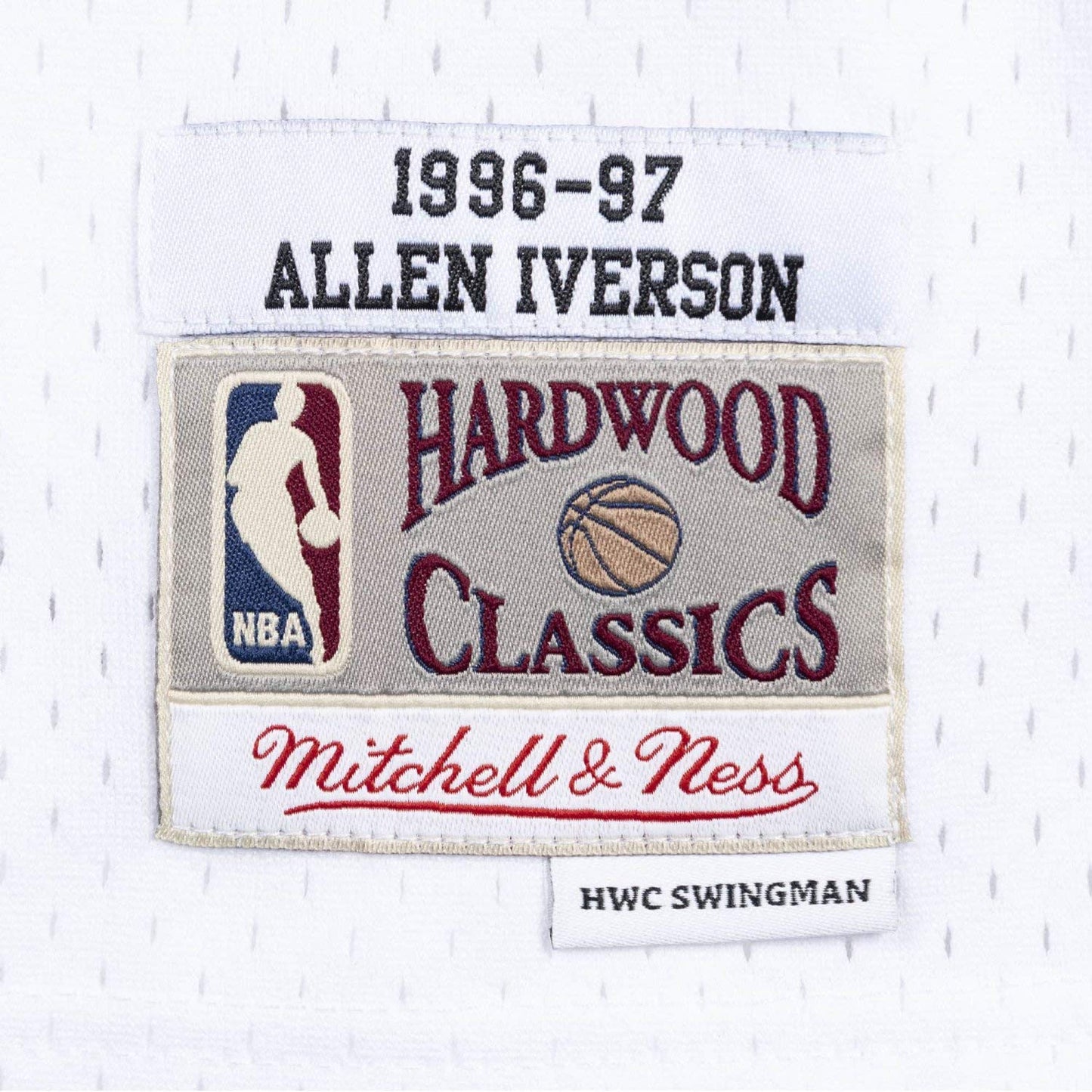 Mitchell & Ness Philadelphia 76ers 3 Allen Iverson White Replica Swingman Jersey 2.0 HWC Basketball Trikot