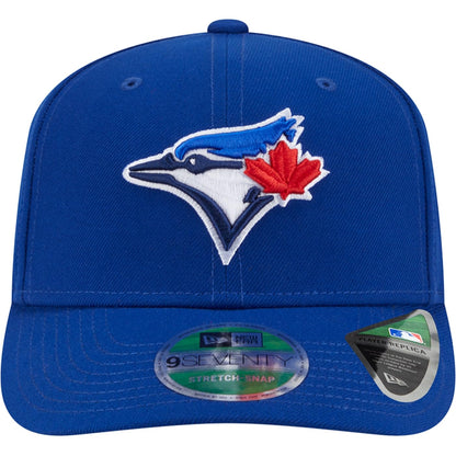 New Era 9SEVENTY MLB Toronto Blue Jays Player Replica Adjustable Stretch-Snap Game Hat - Royal Blue