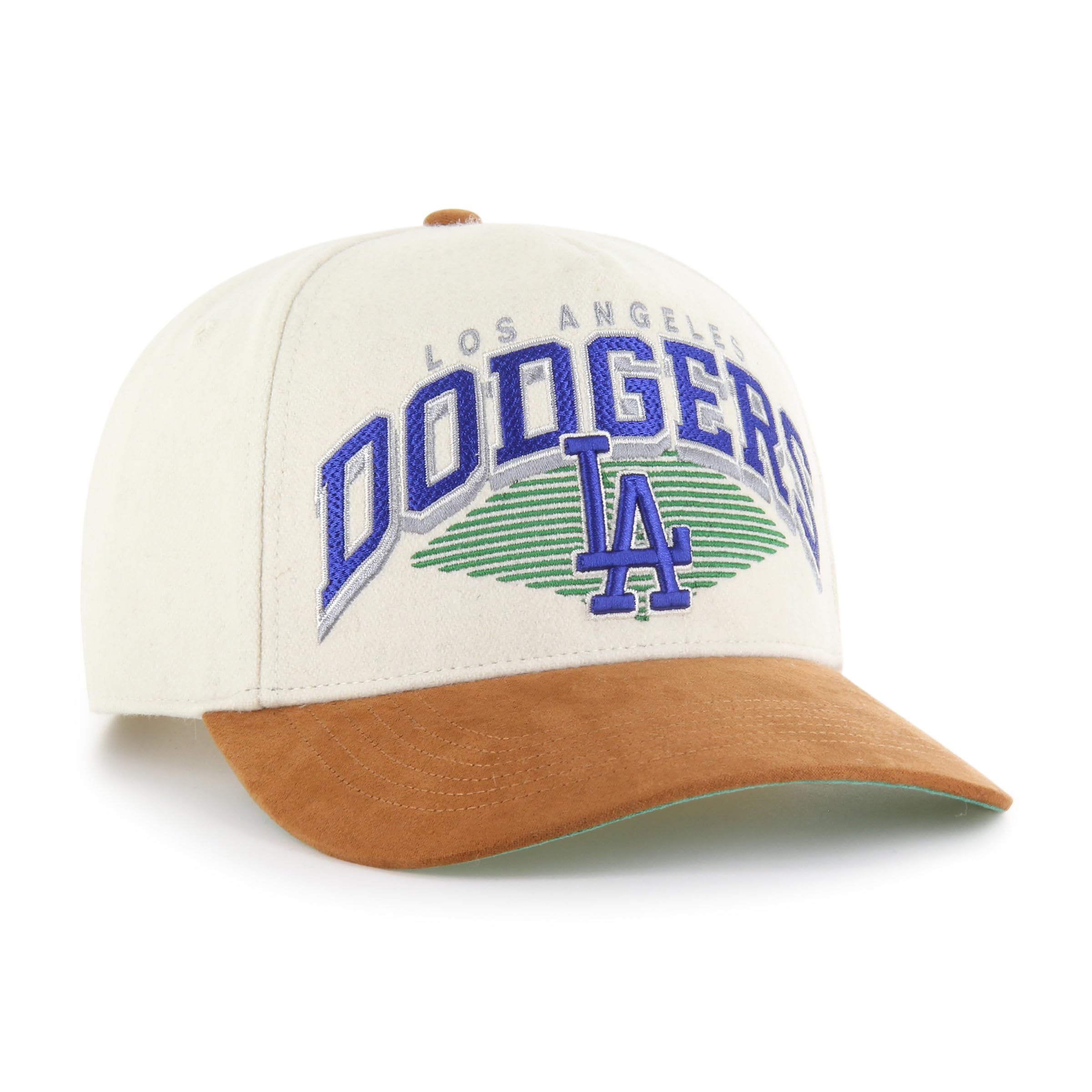47 MLB Los Angeles Pomona Wool Rope Hitch Adjustable Hat - Beige