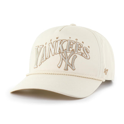 47 Hitch MLB New York Yankees Wave Rope Snapback Hat - White