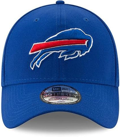 New Era Men's Orange Tampa Bay Buccaneers Team Classic Throwback 39THIRTY Flex Hat, Buffalo Bills, Royal, Small-Medium
